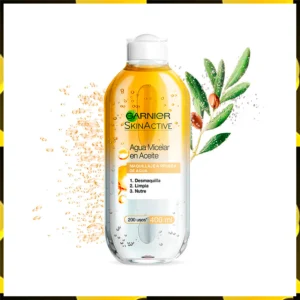 AGUA MICELAR BIFASICO CON ACEITE 400 ML. - GARNIER