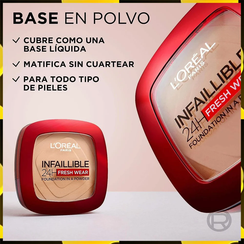 BASE EN POLVO INFAILLIBLE FRESH WEAR 24H - LOREAL PARIS - Imagen 2
