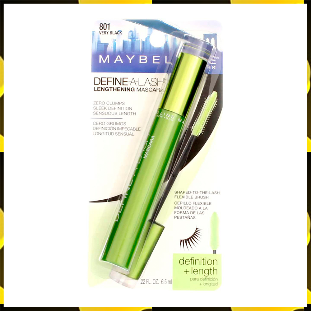 RIMEL DEFINE-A-LASH #801 NEGRO INTENSO - MAYBELLINE