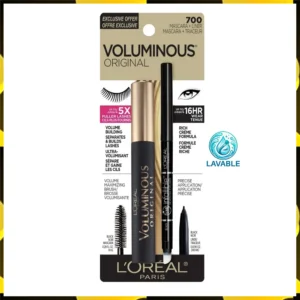 RIMEL VOLUMINOUS ORIGINAL #700 + DELINEADOR NEGRO INFALLIBLE - LOREAL PARIS