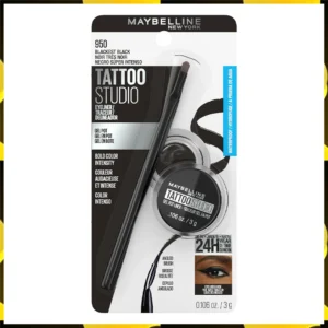 DELINEADOR EN GEL DE OJOS TATTOO STUDIO #950 BLACKEST BLACK - MAYBELLINE