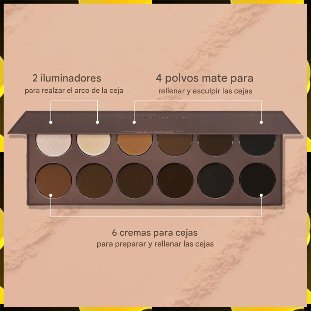 PALETA DE CEJAS EVERY SHADE OF YOU - KARA BEAUTY - Imagen 2