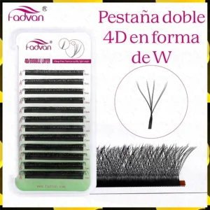 EXTENSIONES DE PESTAÑAS 1X1 4DW (DOBLE FIBRA) - FADVAN