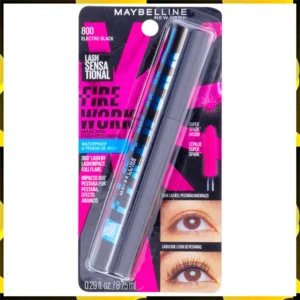 RIMEL LASH SENSATIONAL FIRE WORK WATERPROOF #800 ELECTRO BLACK 8.75 ML. - MAYBELLINE