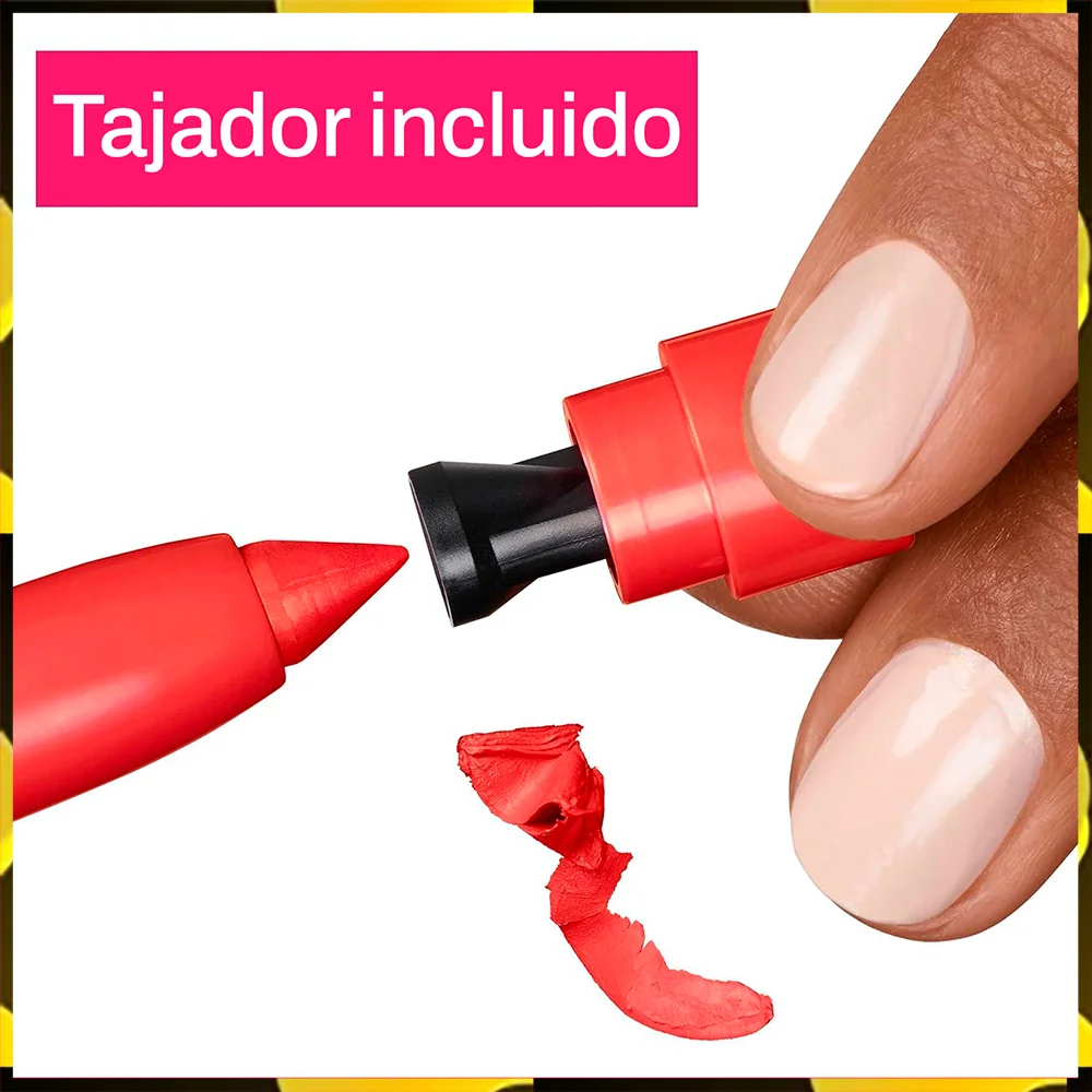 LÁPIZ LABIAL PUNTA CRAYÓN SUPER STAY #70 FORGET THE RULES - MAYBELLINE - Imagen 4