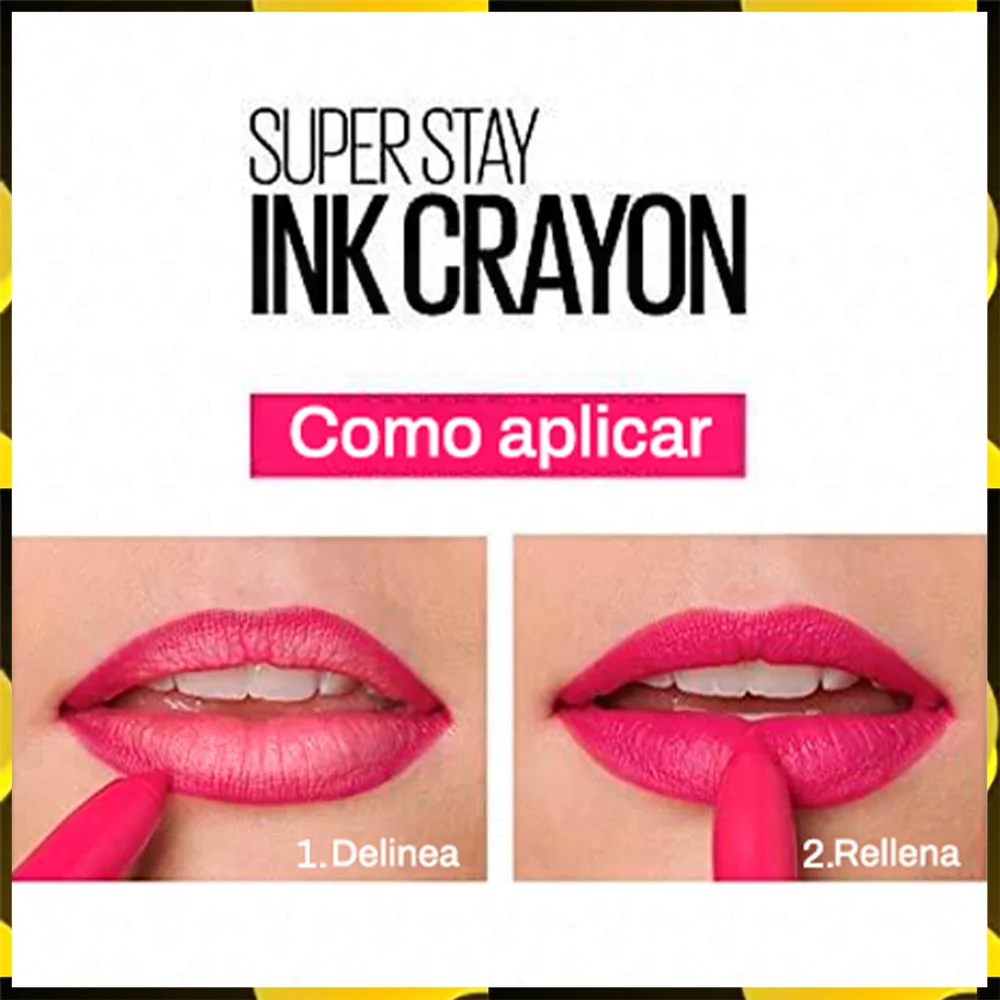 LÁPIZ LABIAL PUNTA CRAYÓN SUPER STAY #70 FORGET THE RULES - MAYBELLINE - Imagen 3