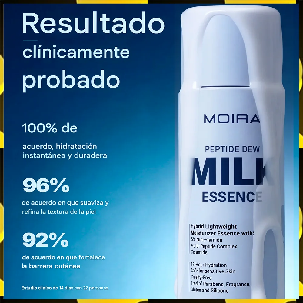 PRIMER PETIDE DEW MILK ESSENCE 100 ML. - MOIRA - Imagen 2