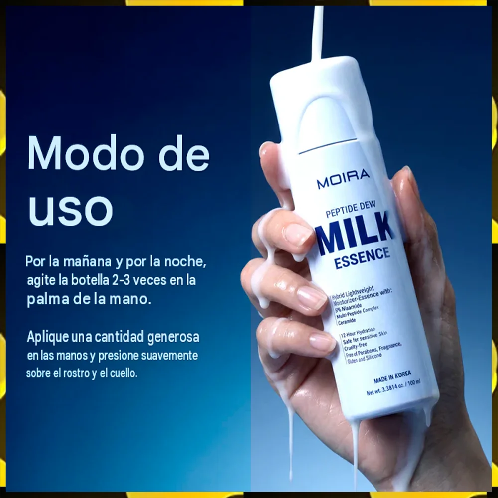 PRIMER PETIDE DEW MILK ESSENCE 100 ML. - MOIRA - Imagen 4