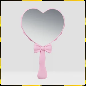 ESPEJO DE MANO CORAZÓN ROSA - BEAUTY CREATIONS