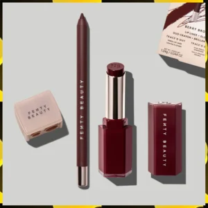 SET DUO DELINEADOR #08 BROWND OUT + GLOSS #11 BLACKR BERRY 5.5 ML. + TAJADOR DUO - FENTY BEAUTY