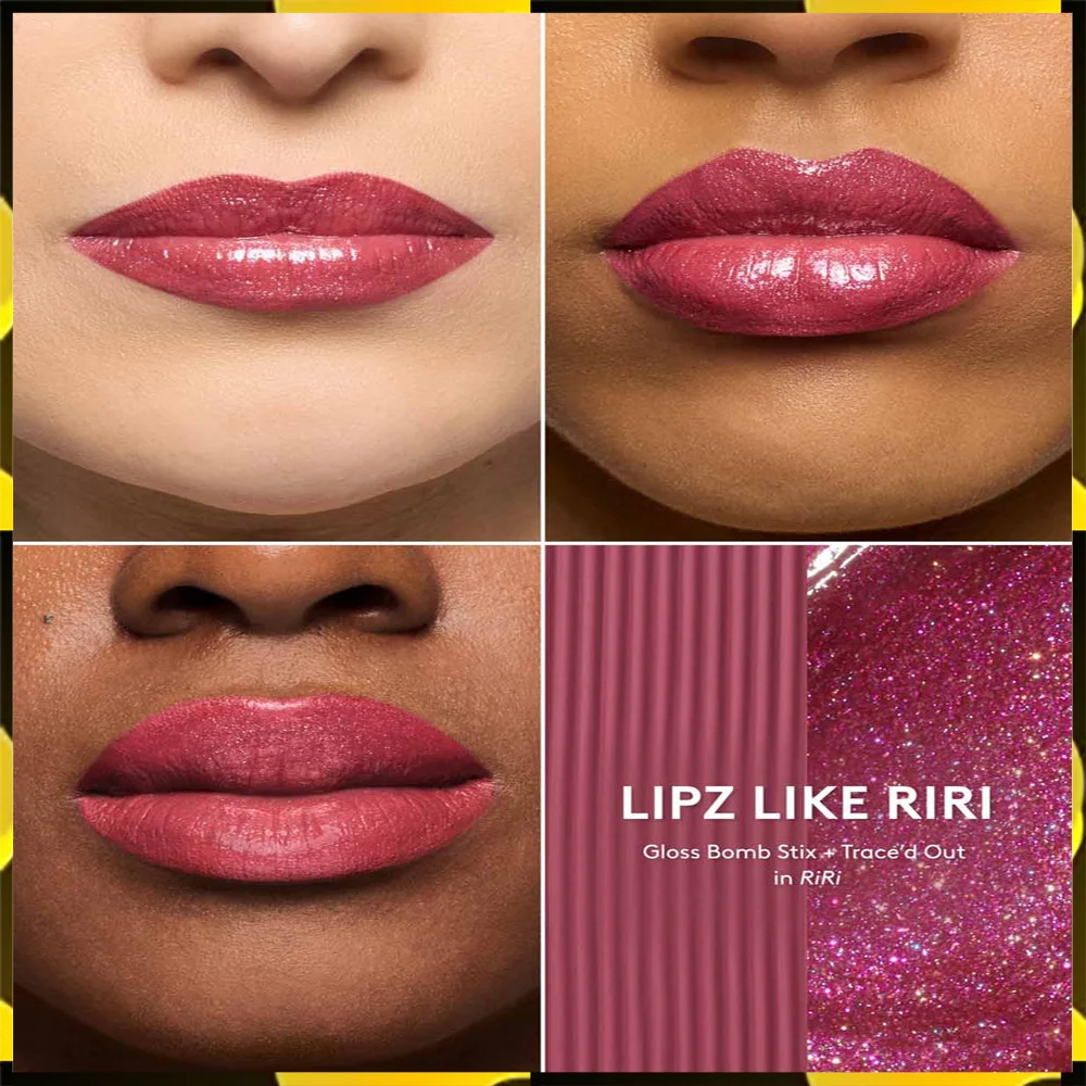 SET DUO DELINEADOR RIRI + GLOSS RIRI + TAJADOR DUO LIPZ LIKE RIRI - FENTY BEAUTY - Imagen 3